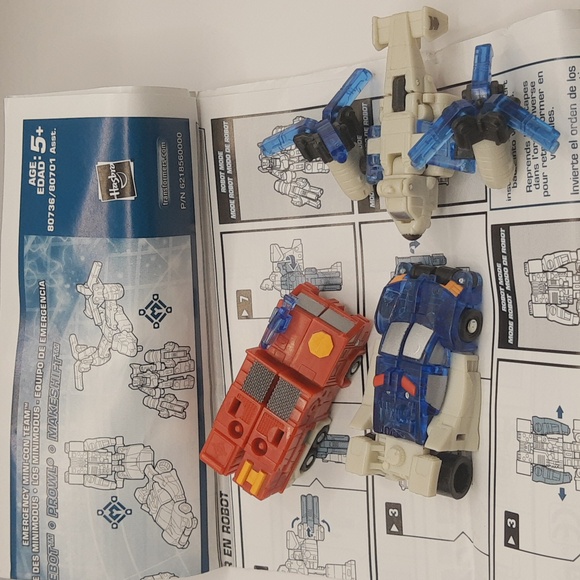 Transformers Armada Emergency Mini-Con Team Firebot Makeshift Prowl 2002/03 EUC - Picture 12 of 13